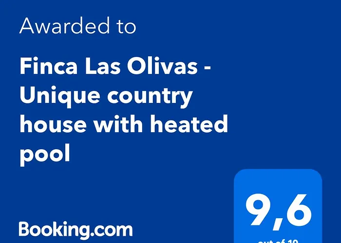 Finca Las Olivas - Unique Country House With Heated Pool